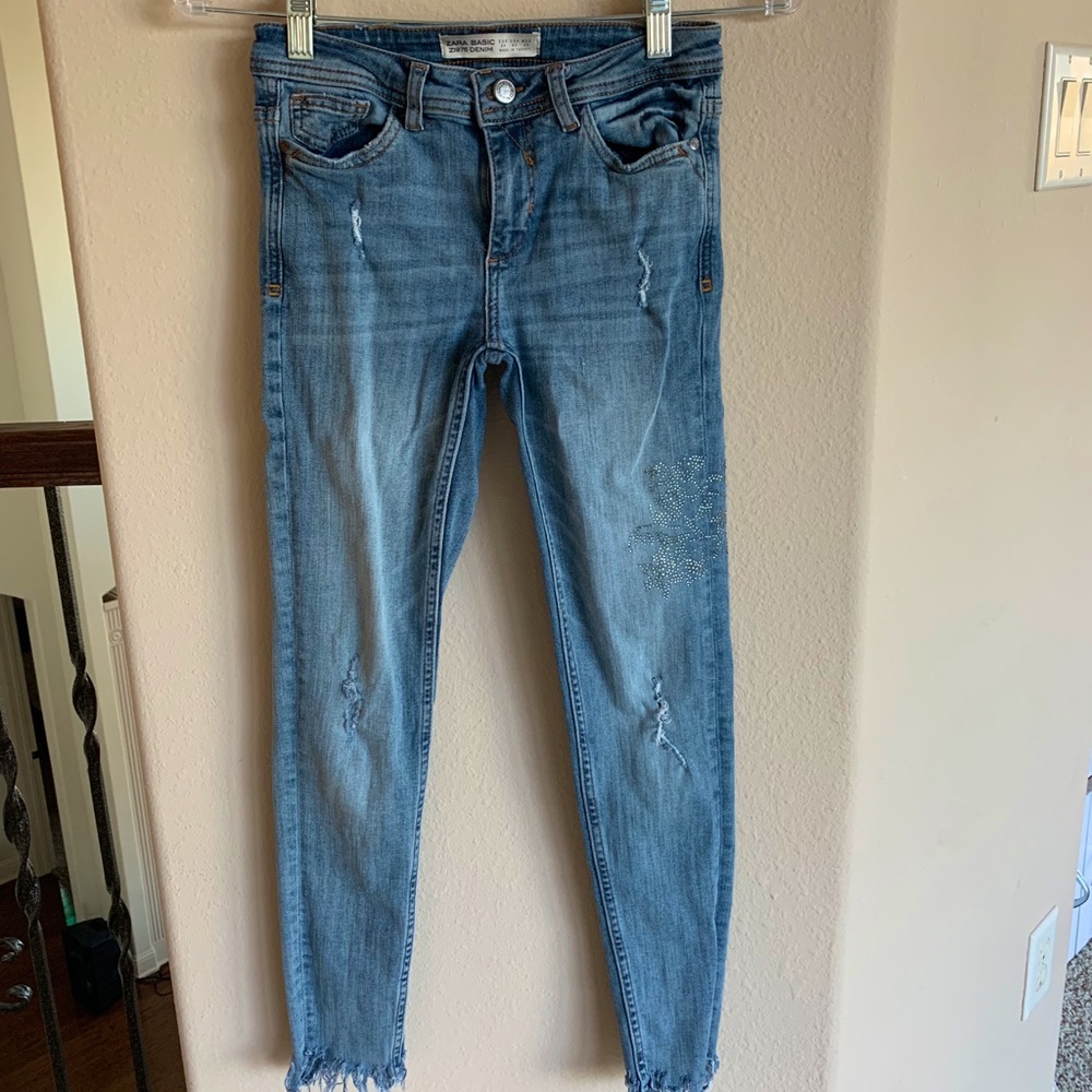 Zara basic denim jeans